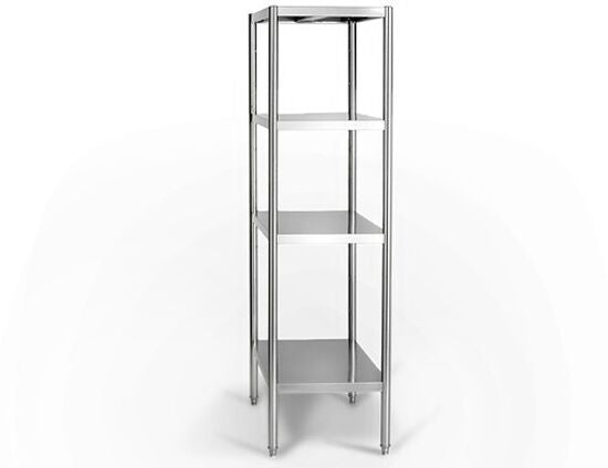 Stainless steel shelving unit, max 12 bag